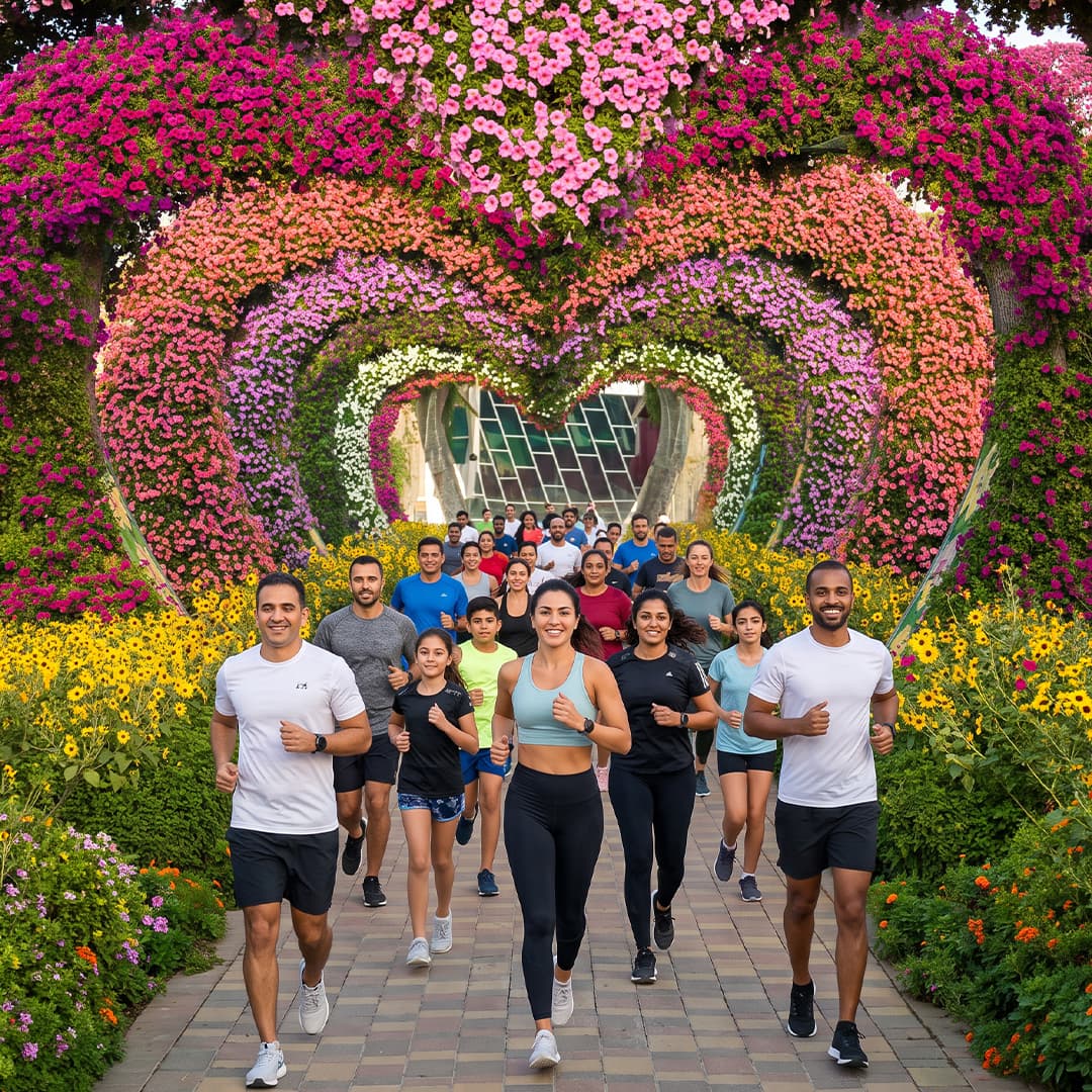 Dubai Miracle Garden Run