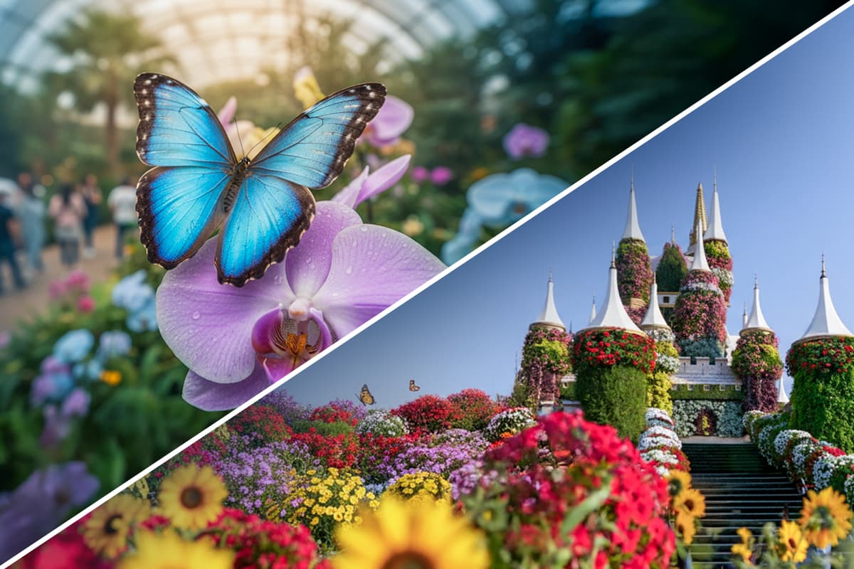 Dubai Miracle and Butterfly Garden Combo